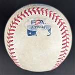 Aaron Judge Signed & Game Used 5/3/2018 OML Baseball vs. Astros :: Ball Hit for Ground Out by Judge! (PSA/DNA & MLB)
