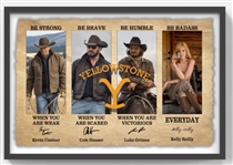 Yellowstone Framed Display w/ Facsimile Signatures 