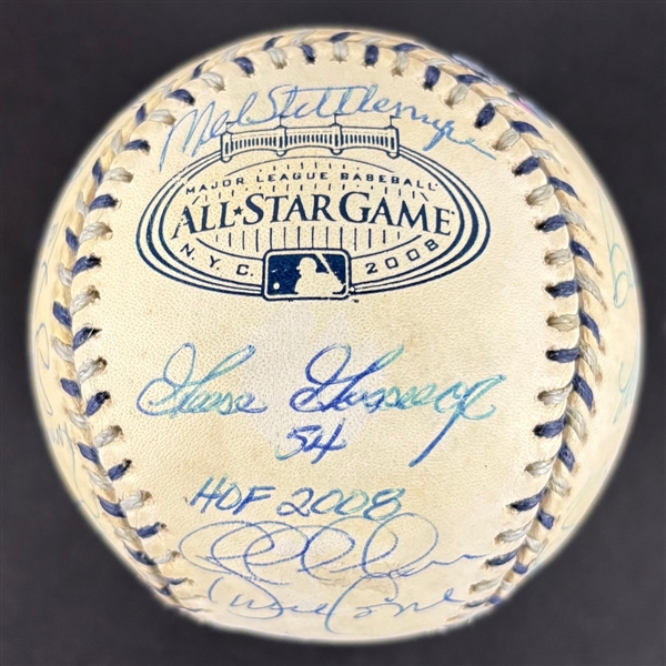 MLB All-Star Game Baseball Signed by 20 Yankees Legends – Jeter, Rivera, Larsen & More! (Beckett/BAS)