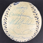 MLB All-Star Game Baseball Signed by 20 Yankees Legends – Jeter, Rivera, Larsen & More! (Beckett/BAS)