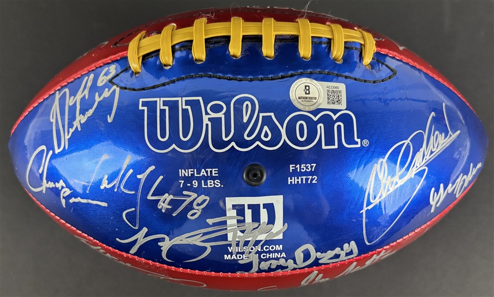 2005 Peyton Manning "PeyBack Bowl" Multi-Signed Football (38/Sigs) (Beckett/BAS) 