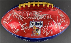 2005 Peyton Manning PeyBack Bowl Multi-Signed Football (38/Sigs) (Beckett/BAS) 