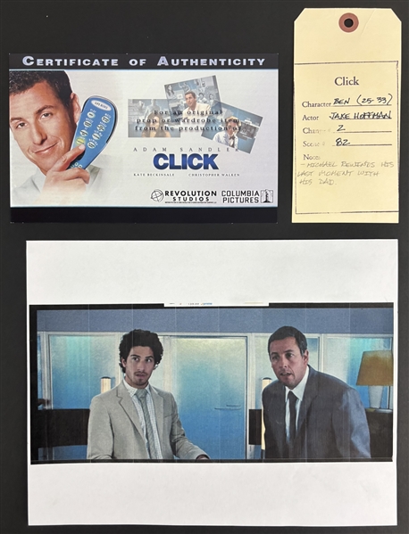 "Custom ANTO Shirt Worn by Ben Newman (Jake Hoffman) in Click - Iconic Office Scene" (Revolution Studios/Columbia Pictures COA)