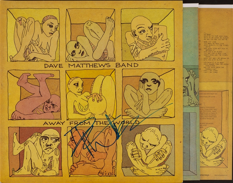 Dave Matthews Signed "Away From the World" Album Cover (Beckett/BAS)