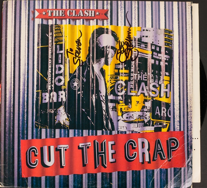 The Clash: Joe Strummer Signed "Cut The Crap" Album Cover (Beckett/BAS)