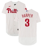 Bryce Harper Signed & Inscribed Phillies Authentic Jersey (Fanatics)