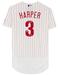 Bryce Harper Signed & Inscribed Phillies Authentic Jersey (Fanatics)