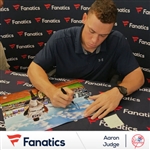 Aaron Judge Signed 16 x 20 Running Out of Dugout Photograph (Fanatics)