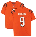 Joe Burrow Signed Bengals 2021 Orange Nike Limited Jersey (Fanatics)
