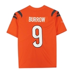 Joe Burrow Signed Bengals 2021 Orange Nike Limited Jersey (Fanatics)