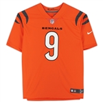 Joe Burrow Signed Bengals 2021 Orange Nike Limited Jersey (Fanatics)