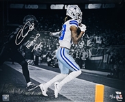 Ceedee Lamb Signed & America's Team Insc. Ltd. Ed. 16 x 20 Spotlight Photo (Fanatics)