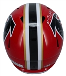 Michael Penix Jr. Signed Full Size Falcons Throwback Speed Helmet (Beckett/BAS)