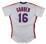 Dwight Gooden 1990 New York Mets Game Used & Signed Pinstripe Home Jersey (Beckett/BAS)(Sport Investors LOA)