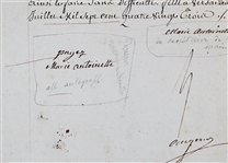 Marie Antoinette Signed Document as Queen of France (1783)(Beckett/BAS LOA)
