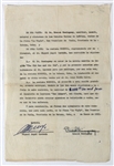 Ernest Hemingway Significant Signed Contract to Translate "The Old Man and The Sea" Into Spanish! (Beckett/BAS LOA)