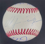Michael Jordan & Mike Trout Rare Dual-Signed Wilson Baseball w/ "Like Mike!" Inscription (UDA & MLB)