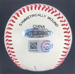 Michael Jordan & Mike Trout Rare Dual-Signed Wilson Baseball w/ Like Mike! Inscription (UDA & MLB)
