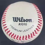 Michael Jordan & Mike Trout Rare Dual-Signed Wilson Baseball w/ Like Mike! Inscription (UDA & MLB)