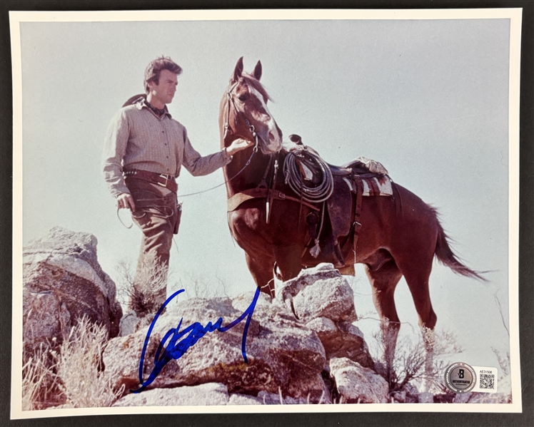 Clint Eastwood Signed 8" x 10" Photo (Beckett/BAS LOA)