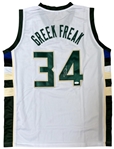 Giannis Antetokounmpo Signed Milwaukee Bucks Jersey (JSA)
