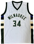 Giannis Antetokounmpo Signed Milwaukee Bucks Jersey (JSA)