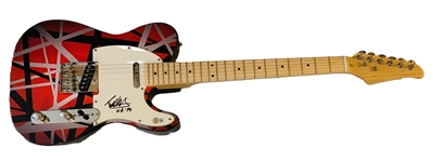 EVH Frankenstein Style Electric Telecaster Style Guitar - Signed by Eddie Van Halen (Beckett/BAS) (John Brennan Collection) 