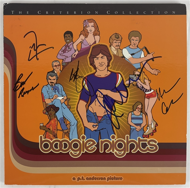 Multi-Signed Boogie Nights Laserdisc w/ Mark Wahlberg, Burt Reynolds & More (5 Sigs)(Beckett/BAS)