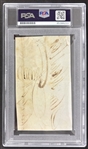 Sam Houston Signed Document Page with Bold Autograph (PSA/DNA Encapsulated)