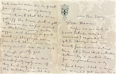 George S. Patton Rare Fully Handwritten Letter to his Mother w/ Mint 9 Auto! (PSA/DNA Encapsulated)