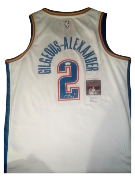 Shai Gilgeous-Alexander Signed OKC Thunder Nike Swingman Jersey (JSA COA)