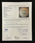 World Series MVPs Multi-Signed & Inscribed ONL Baseball with Bench, Rose, Stargell, Jackson, etc. (8 Sigs)(JSA LOA)