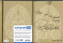 Ravi Shankar Signed & Inscribed Rage Mala Book (ACOA)