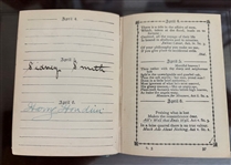 Harry Houdini Signed Shakespeare Birthday Book (JSA LOA)