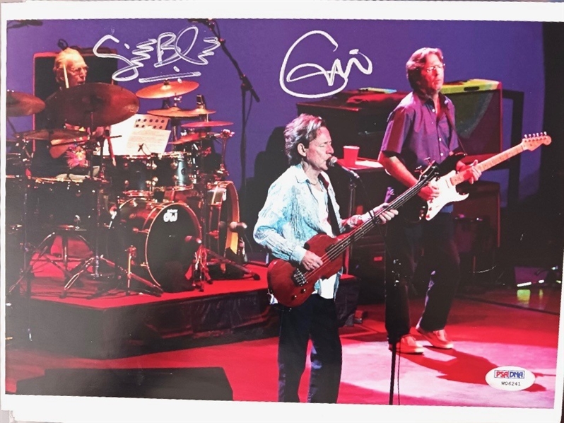 Eric Clapton & Ginger Baker Signed Photograph – Last Concert!  (PSA/DNA)