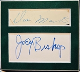  Rat Pack Custom Framed Signature Display with Sinatra, Davis, Martin, etc. (5/Sigs) (JSA)
