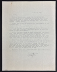 General George S. Patton Typed Signed Letter with GREAT Content RE: Disdain for Democrats & Investing in Land (PSA/DNA & University Archives LOAs)