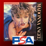 Madonna Impressive Signed "Angel/Into The Groove" 12-Inch Album Single (PSA/DNA LOA)