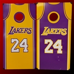 (Kobe Bryant) Los Angeles Lakers 2016 Kobe Bryant Cornhole Set - Given Exclusively to 2016 Lakers Season Ticket Holders!