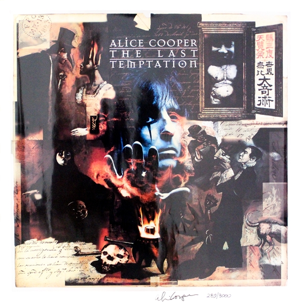 Alice Cooper Signed Ltd. Ed. 20" x 20" Last Temptation Print (ACOA)