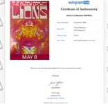 The Black Crowes: Chris and Rich Robinson Signed 24” x 36” “Lions” Poster (ACOA)