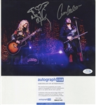 Heart: Lot of Two (2) Group Signed 8 x 10 Photos w/ 5 Signatures! (ACOA)