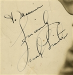 Young Frank Sinatra Signed 8 x 10 Portrait Photograph by Kriegsmann (Beckett/BAS LOA)