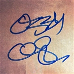 Ozzy Osbourne Signed by Blizzard of Ozz Album Cover w/ Vinyl (Beckett/BAS)