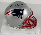 Tom Brady Signed Patriots Mini Helmet (Fanatics)