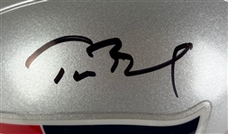 Tom Brady Signed Patriots Mini Helmet (Fanatics)