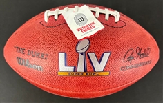 Tom Brady Signed & SB LV MVP Signed SB LV Official Football (Beckett/BAS)(Fanatics)