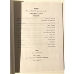 Friends” Script Signed By Full Cast & Guest Star Sean Penn w/ 2002 Emmy Awards Ticket & Mint 9 Autos (PSA/DNA LOA)