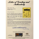 Friends” Script Signed By Full Cast & Guest Star Sean Penn w/ 2002 Emmy Awards Ticket & Mint 9 Autos (PSA/DNA LOA)