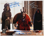 Star Wars: Episode I Ray Park, Silas Carson & Jerome Blake Signed Galactic Empire 8" x 10" Photograph (Beckett/BAS)